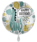 Preview: Folienballon - Happy Birthday, Dino Party - ø 43cm